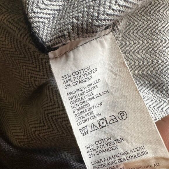 Tommy Bahama Reversible Gray / Charcoal Long Sleeve Zip Top in Size Large Tall - Picture 6 of 7